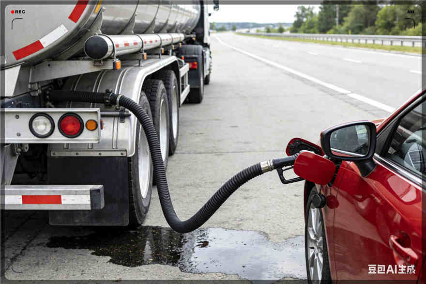 瓦房店汽车救援送水案例